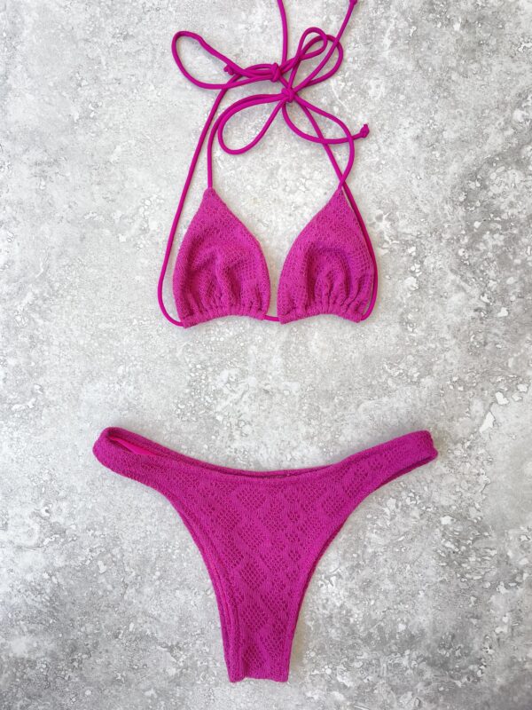 JERY KNITTED PINK BIKINI‏